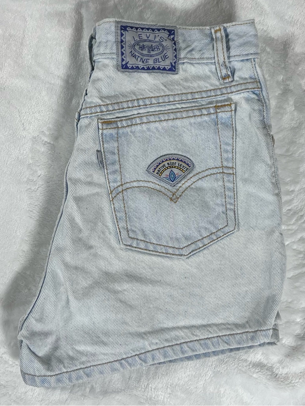 Vintage 80s Levi’s Native Blue High Rise Denim Shorts